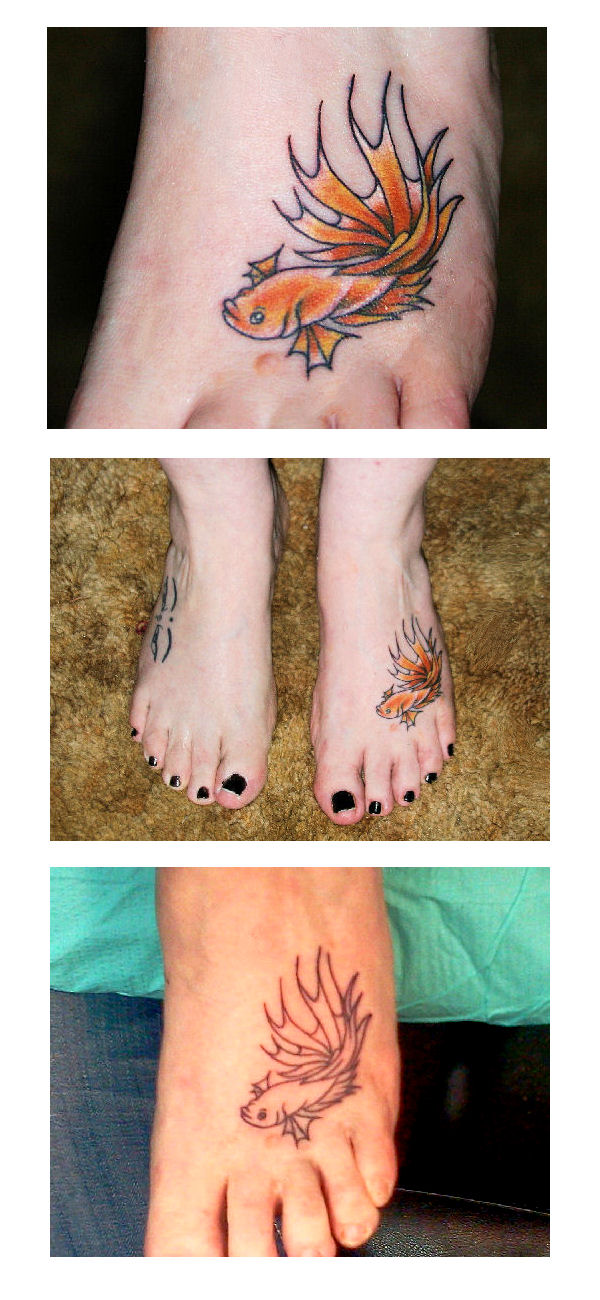 Just look at the beautiful Tattoo, pls ignore the chubby old feet :D